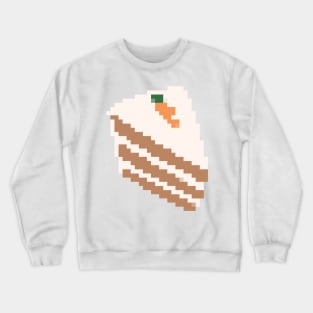 Carrot Cake Pixel Art Crewneck Sweatshirt